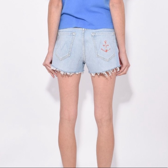 MOTHER Denim Short Easy Does It - Picture 2 of 9